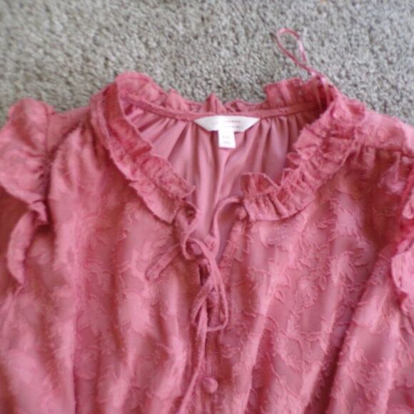 Lauren Conrad pink ruffle dress XXL - Picture 4 of 8